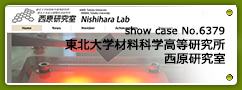 No.6379 東北大学材料科学高等研究所 西原研究室