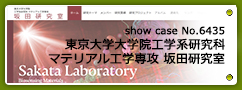 No.6435 東京大学大学院工学系研究科 マテリアル工学専攻 坂田研究室